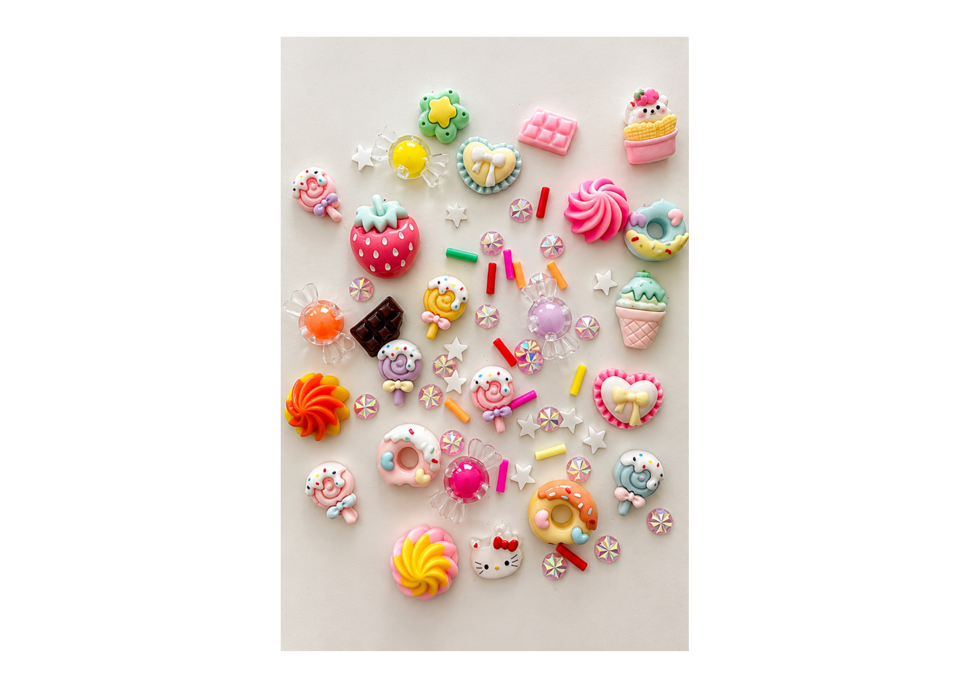 Charms de la box créative colle crème Kawaii Pop Studio