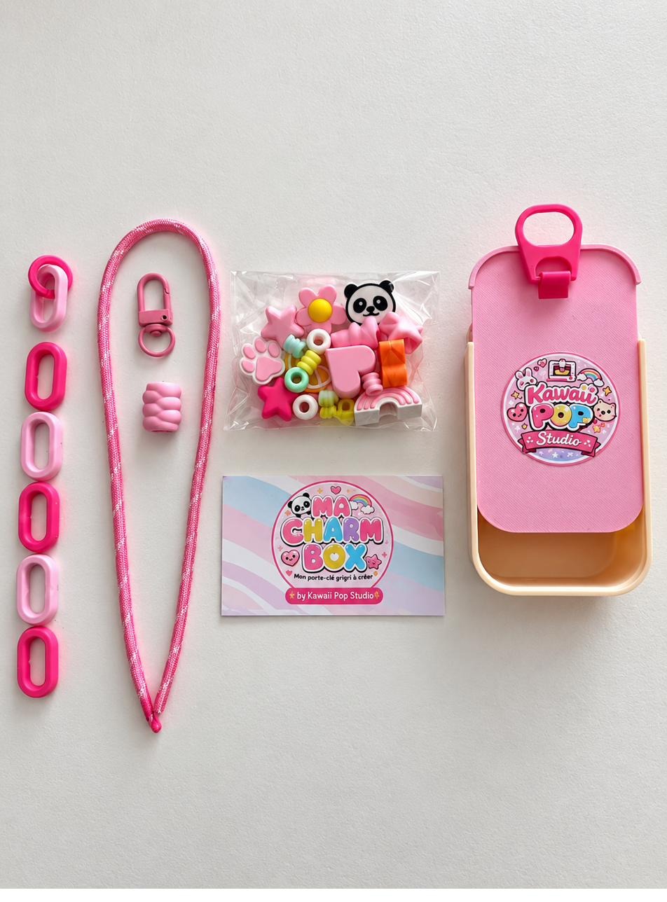 Boîte du kit porte-clé Gri-gri Kawaii Pop Studio